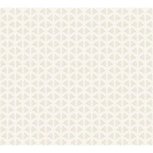Vliestapete 'Trendwall 2' Art Deco beige 0,53 x 10,05 m