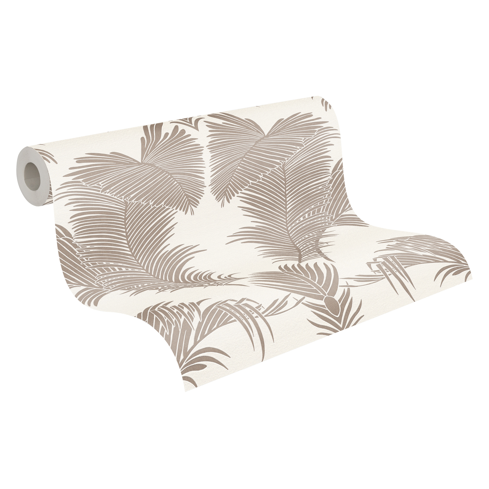 Vliestapete Design D Farn gold