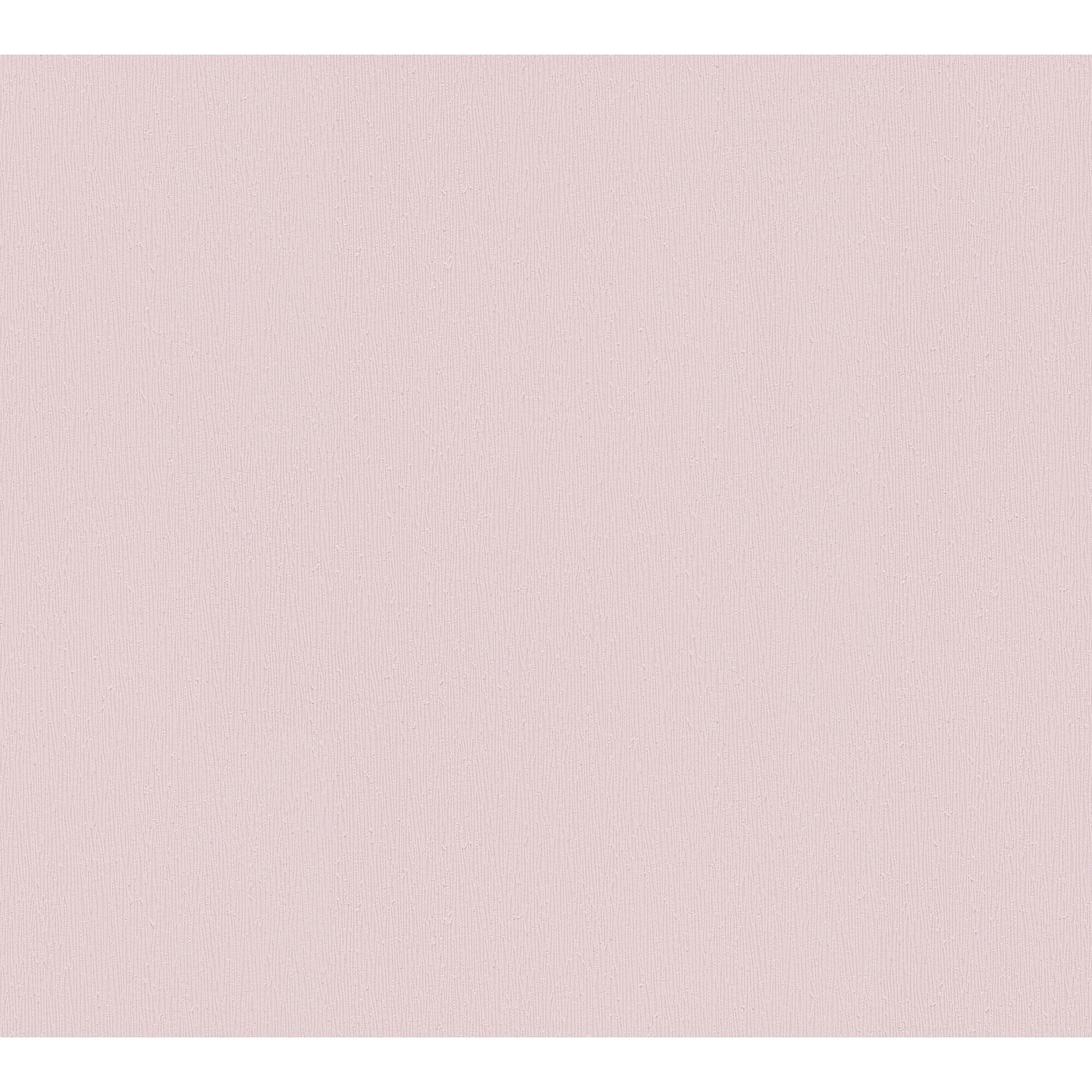 Rosa Vliestapete mit feiner Struktur