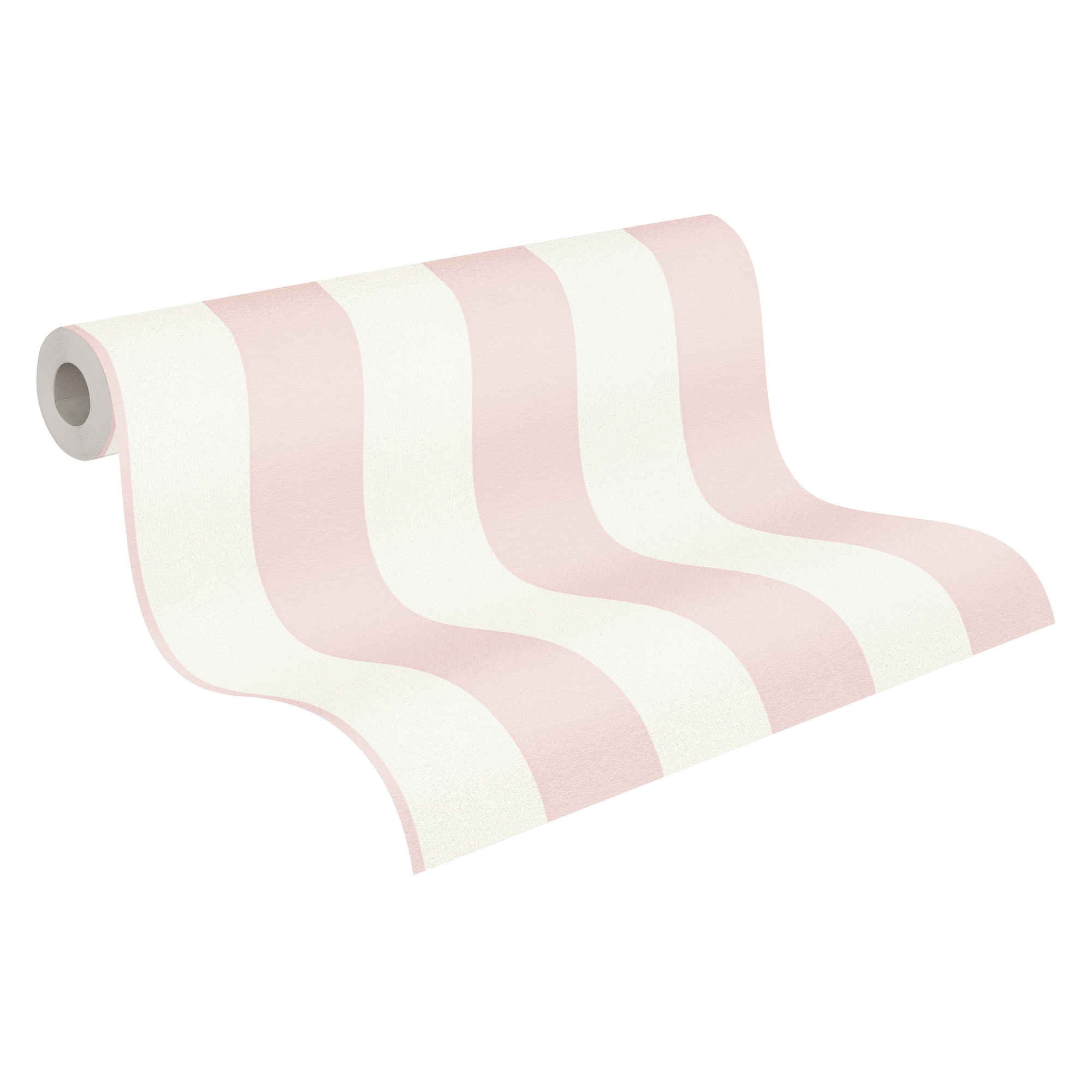 Vliestapete 'Trendwall 2' Streifen rosa 0,53 x 10,05 m