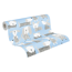 Blaue Tapete mit Hunde-Muster