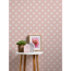 Vliestapete 'Boys & Girls 6' Punkte rosa/weiß 0,53 x 10,05 m