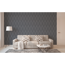 Vliestapete 'Pop Style' Art Déco schwarz/silbern 0,53 x 10,05 m