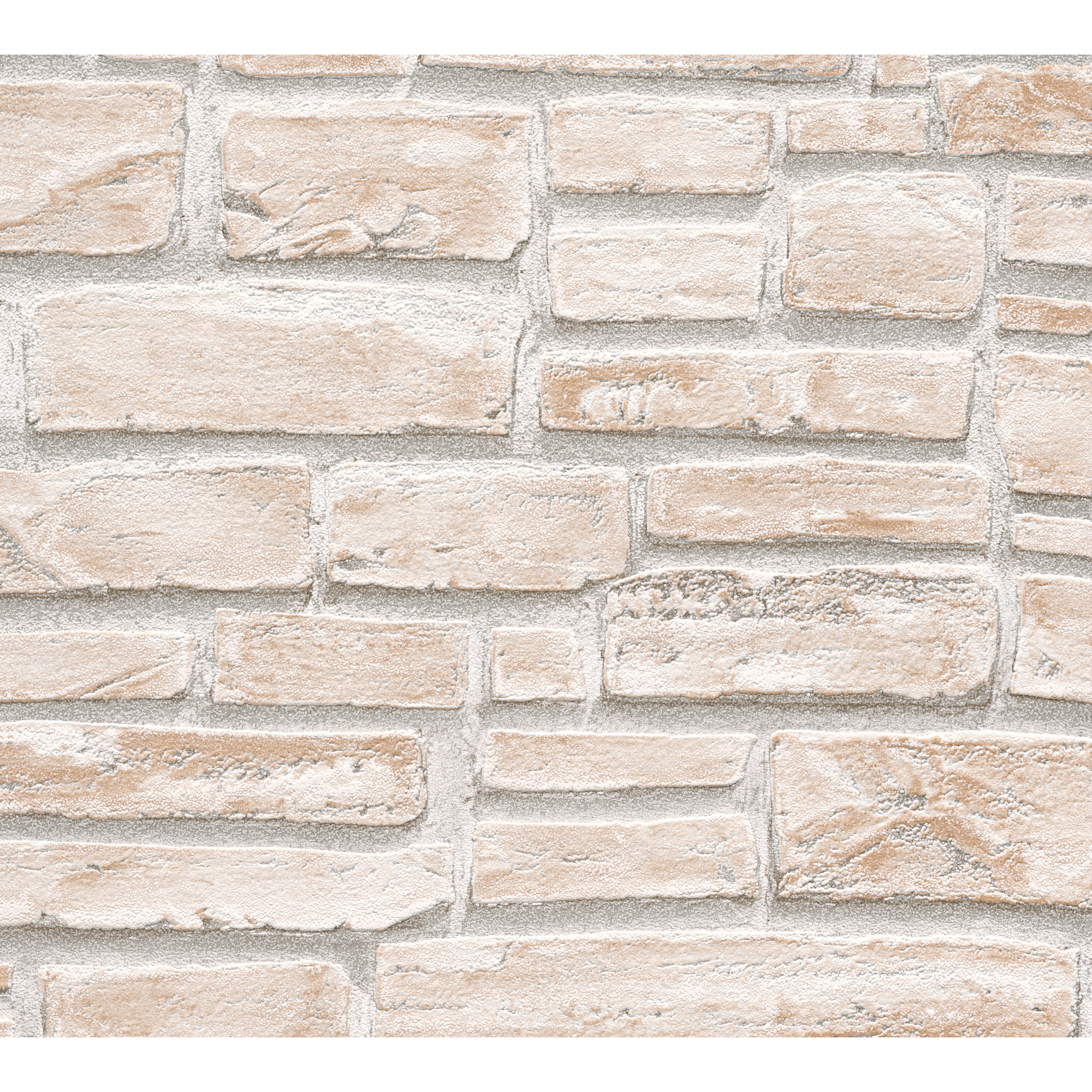Papiertapete 'Elements' Steinoptik beige 0,53 x 10,05 m
