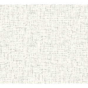 Vliestapete 'Daniel Hechter 6' Tweed weiß/grau 53 x 1005 cm