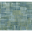 Verkleinertes Bild von Vliestapete 'Geo Nordic' Leinwandstruktur blau/grün/gelb 53 x 1005 cm