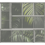 Verkleinertes Bild von Vliestapete 'Industrial' Fenster grau/grün 53 x 1005 cm