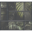 Vliestapete 'Industrial' Fenster schwarz/blau 0,53 x 10,05 m