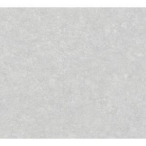 Vliestapete 'Industrial' Metalloptik hellgrau 0,53 x 10,05 m