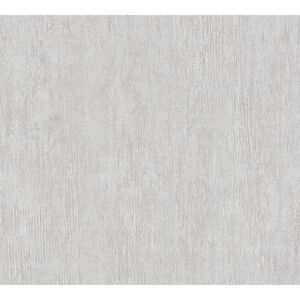 Vliestapete 'Industrial' Rillen grau/weiß 53 x 1005 cm