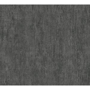 Vliestapete 'Industrial' Rillen grau/schwarz 53 x 1005 cm