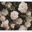 Vliestapete 'History of Art' Rosen rosa/grau/schwarz 0,53 x 10,05 m