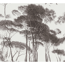 Verkleinertes Bild von Vliestapete 'History of Art' Wald weiß/schwarz 53 x 1005 cm