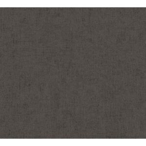 Vliestapete 'Titanium 3' Uni schwarz 53 x 1005 cm