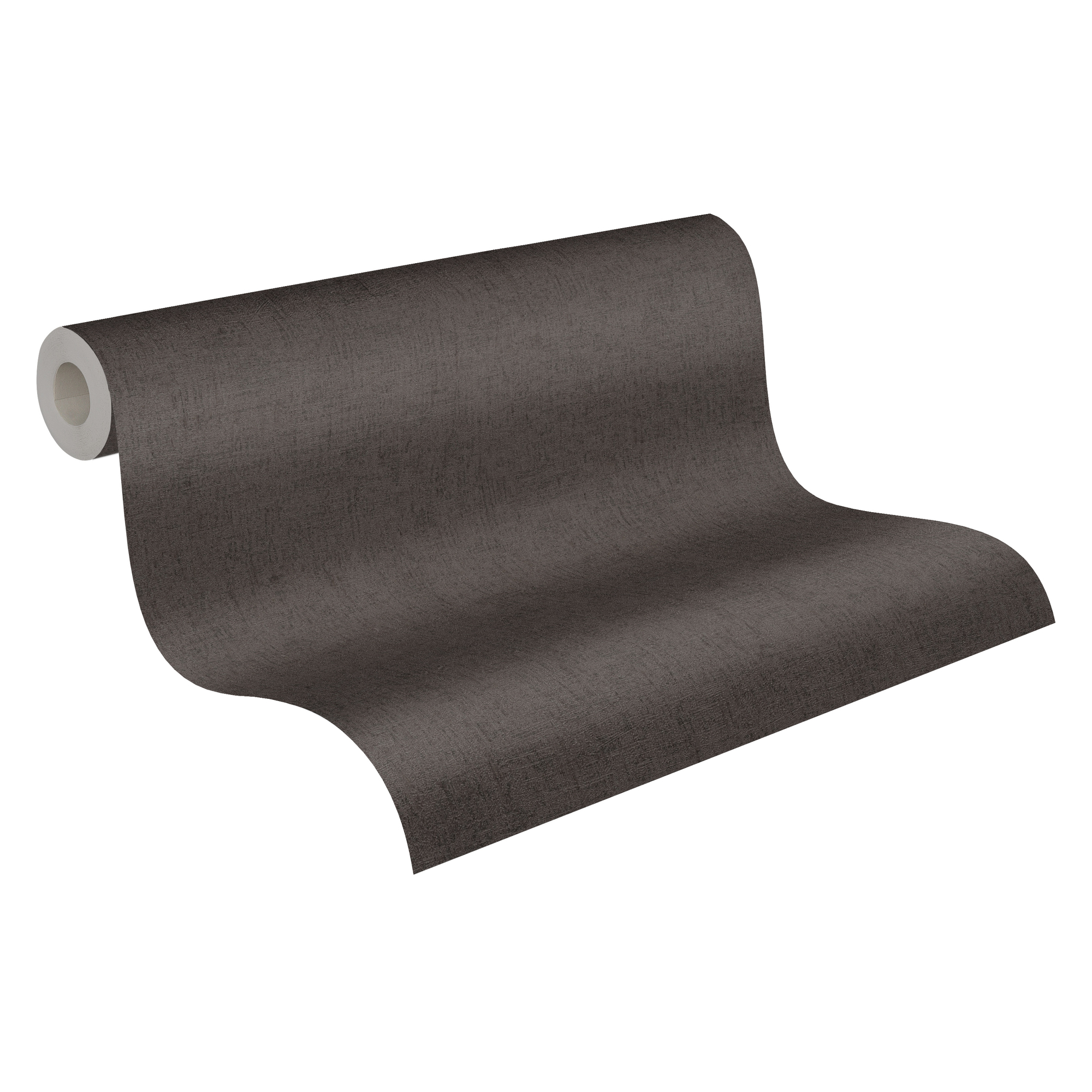 Vliestapete 'Titanium 3' Uni schwarz 53 x 1005 cm