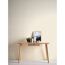 Beige Vliestapete Hygge 2 Uni an der Wand