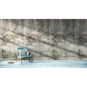 Vliestapete 'The Wall Beton rustika' 3er Panel mehrfarbig 159 x 280 cm