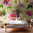 Verkleinertes Bild von Vliestapete 'The Wall' Rosen vintage 7er-Panel rosa 371 x 280 cm