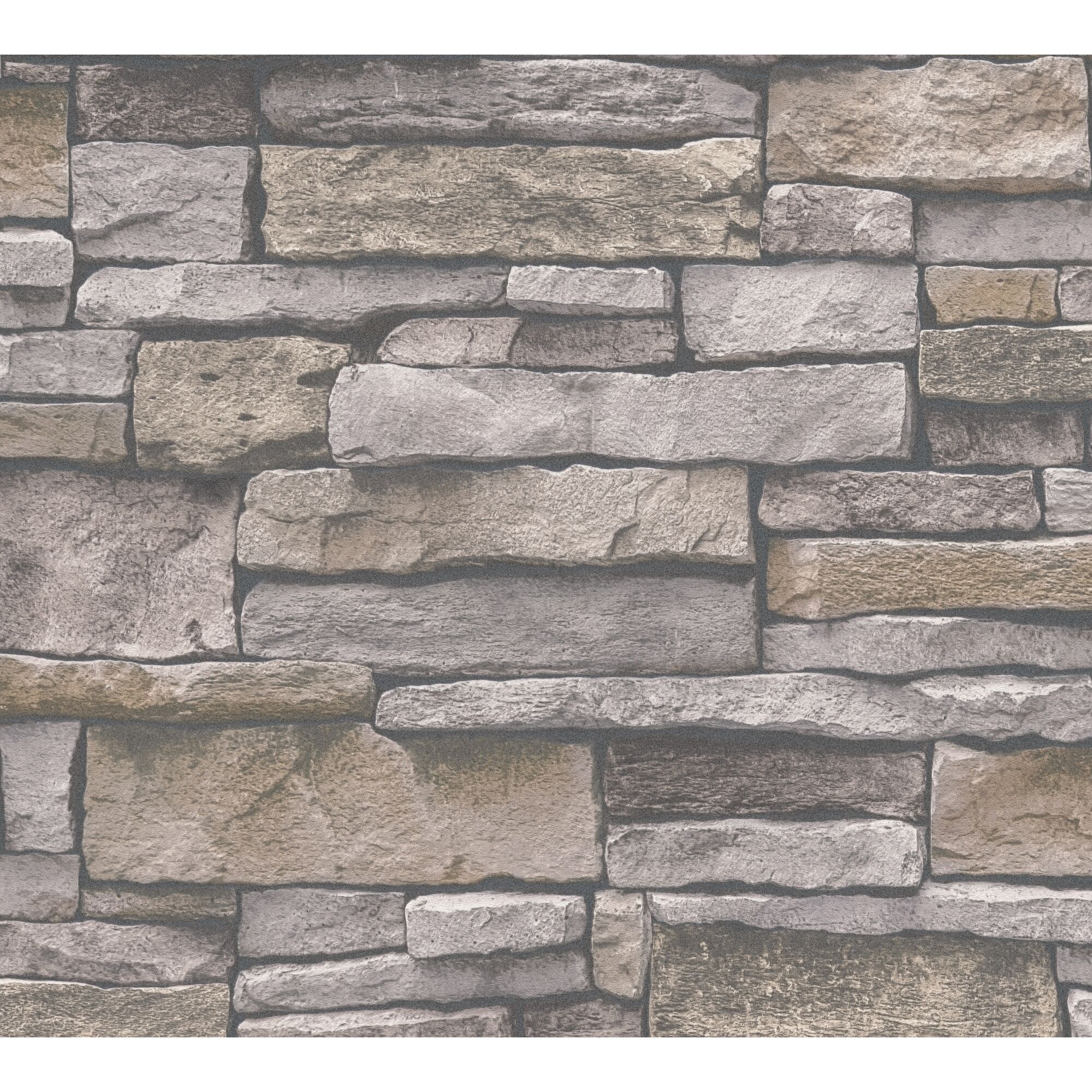 Graue und beige Steinwand