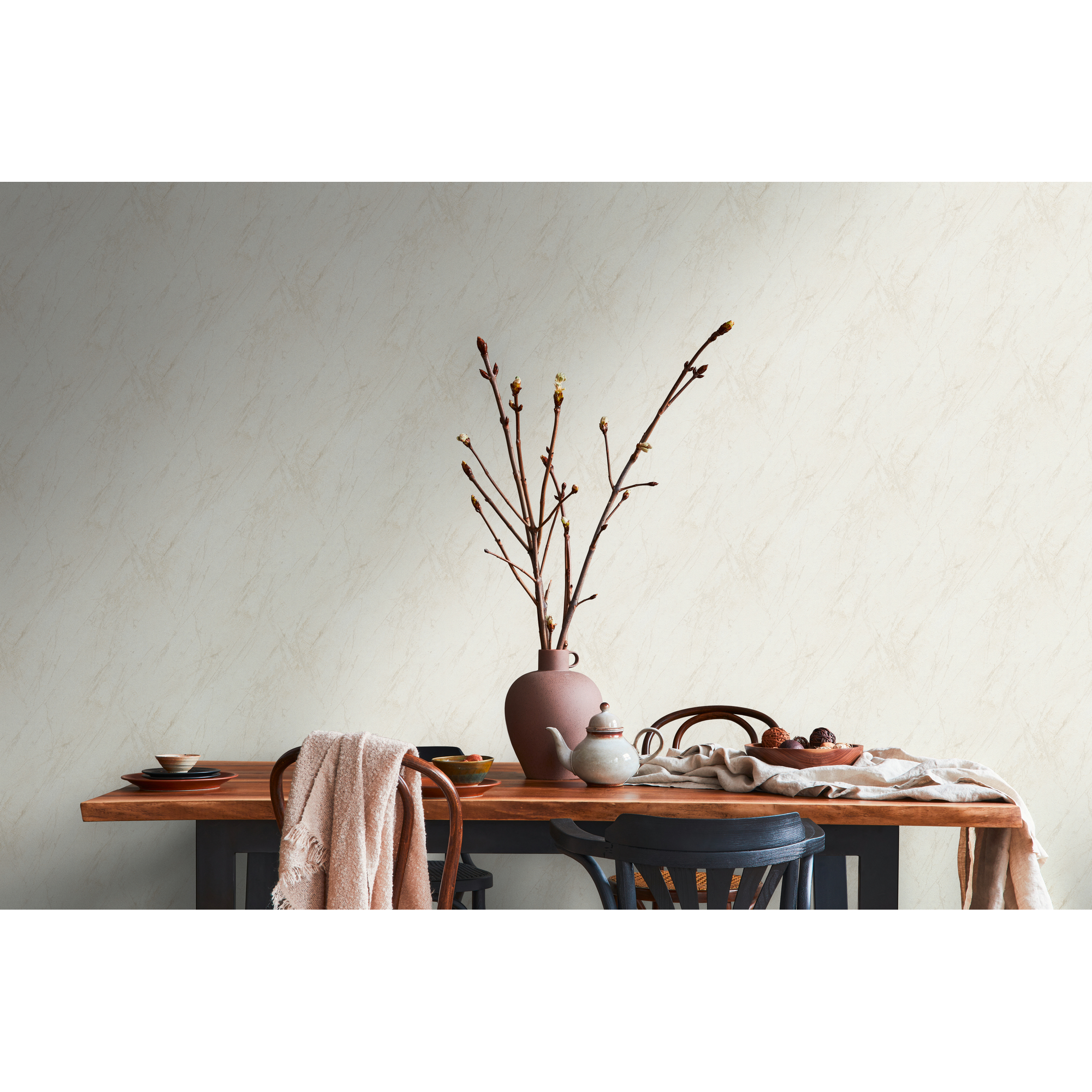 Vliestapete 'Battle of Stylez' Marmoroptik grau 0,53 x 10,05 m