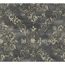 Vliestapete mit Ornamenten in Grau und Gold