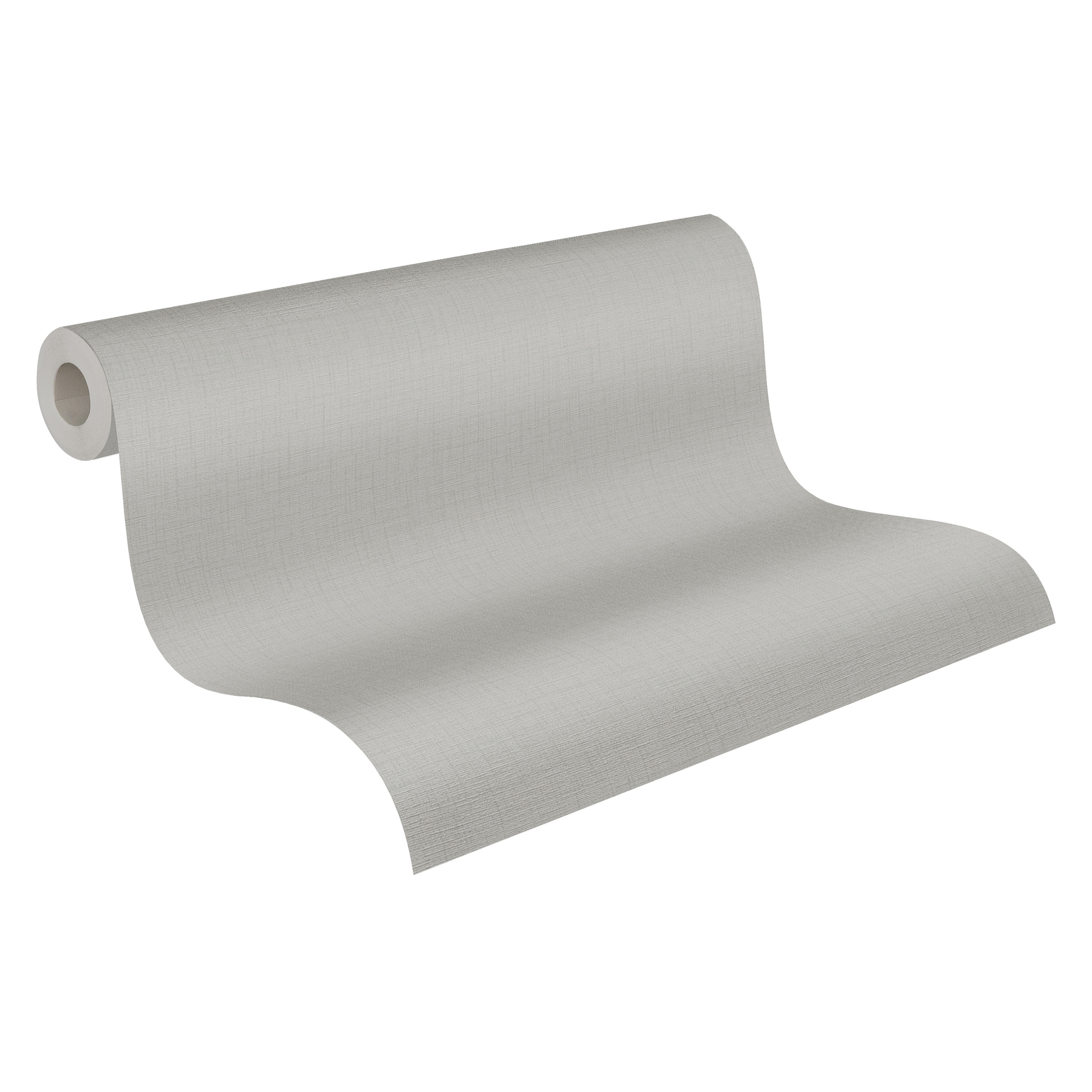 Vliestapete 'My Home My Spa' Leinen-Optik grau 10,05 x 0,53 m