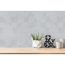 Blaue Vliestapete Titanium 3 mit grafischem Muster