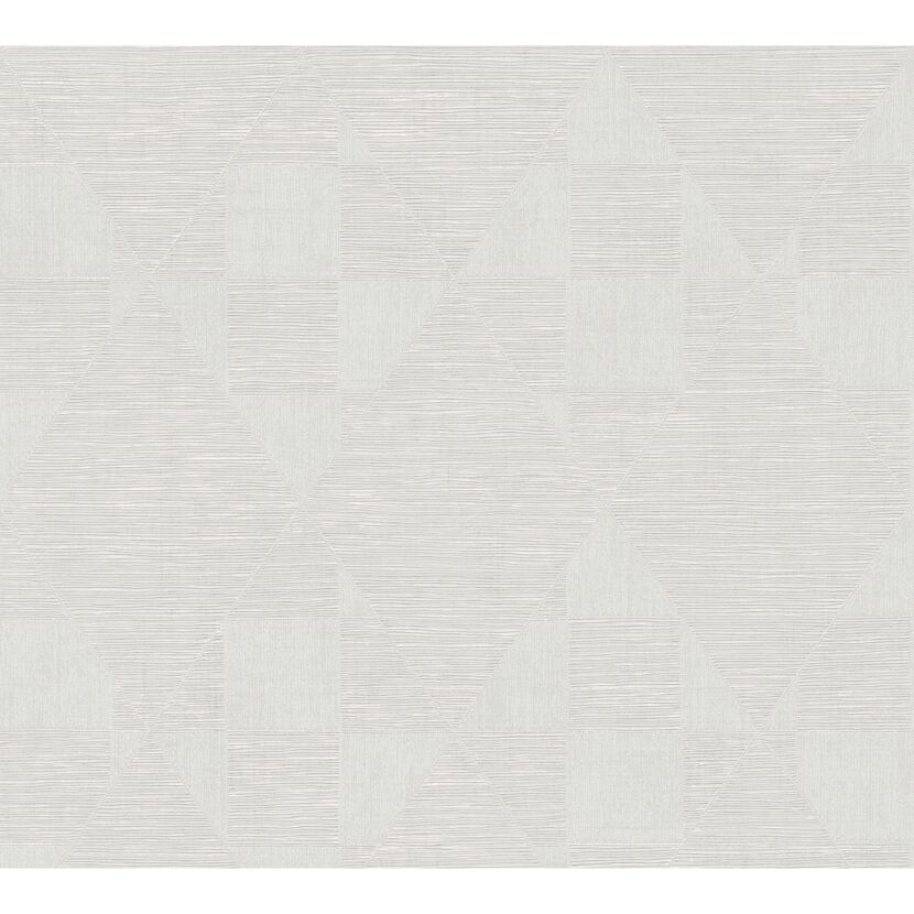 Graues geometrisches Muster Vliestapete Titanium 3
