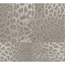 Vliestapete 'Desert Lodge' Leopard grau 0,53 x 10,05 m