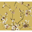 Blumenmuster auf gelbem Hintergrund