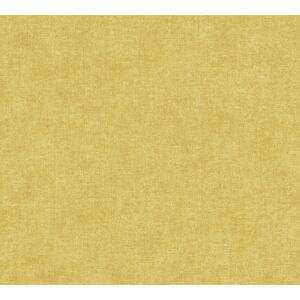 Vliestapete 'Desert Lodge' Uni gelb 0,53 x 10,05 m