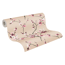 Beige Vliestapete mit rosa-weißen Kirschblüten