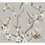 Vliestapete 'Desert Lodge' Floral grau 0,53 x 10,05 m