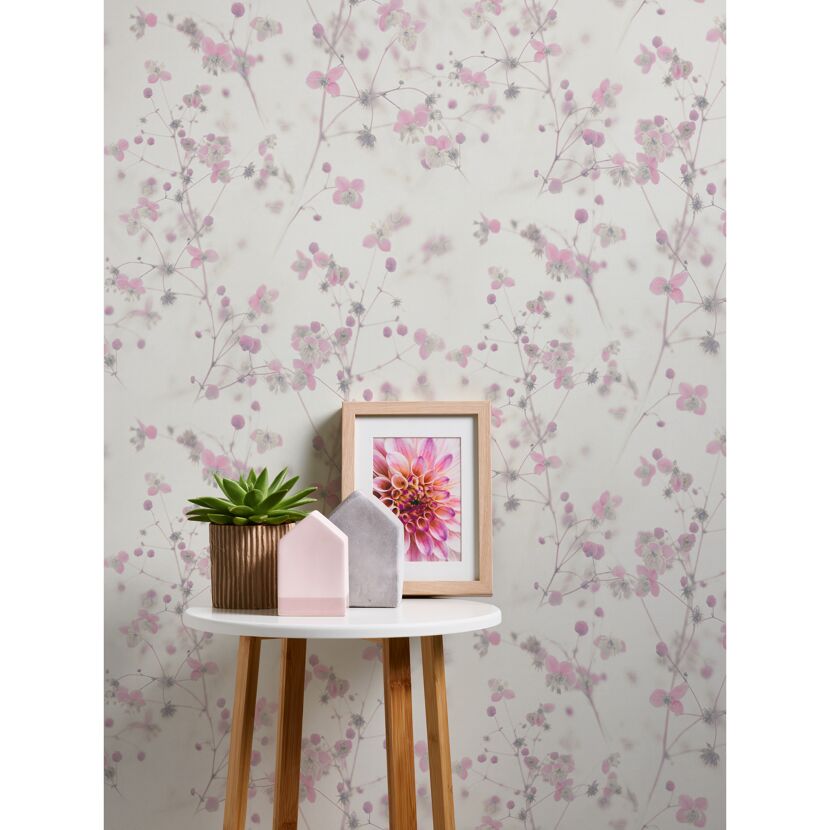 Vliestapete PintWalls Blüten rosa