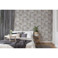 Schlafzimmer mit Blumentapete