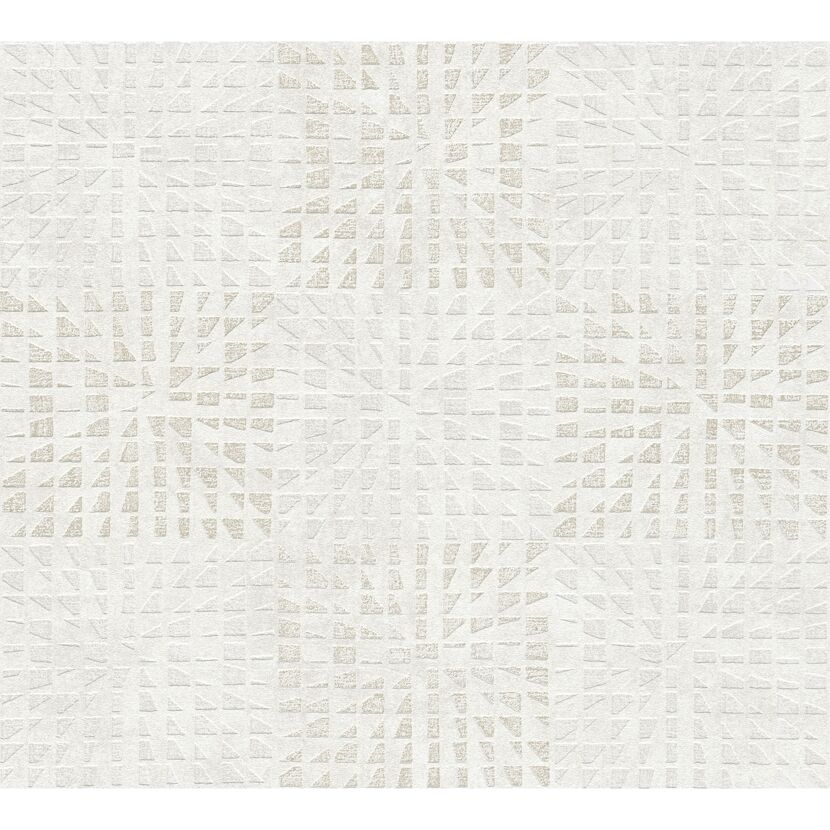 Weiß-beiges geometrisches Muster