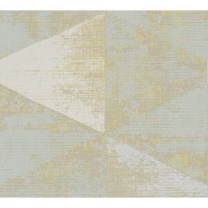 Vliestapete 'Geo Effect' Muster grau 0,53 x 10,05 m