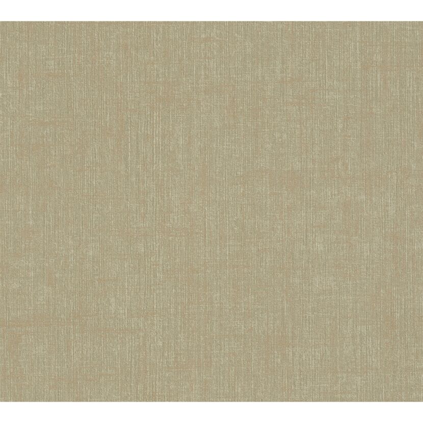 Beige Vliestapete mit Leinenstruktur
