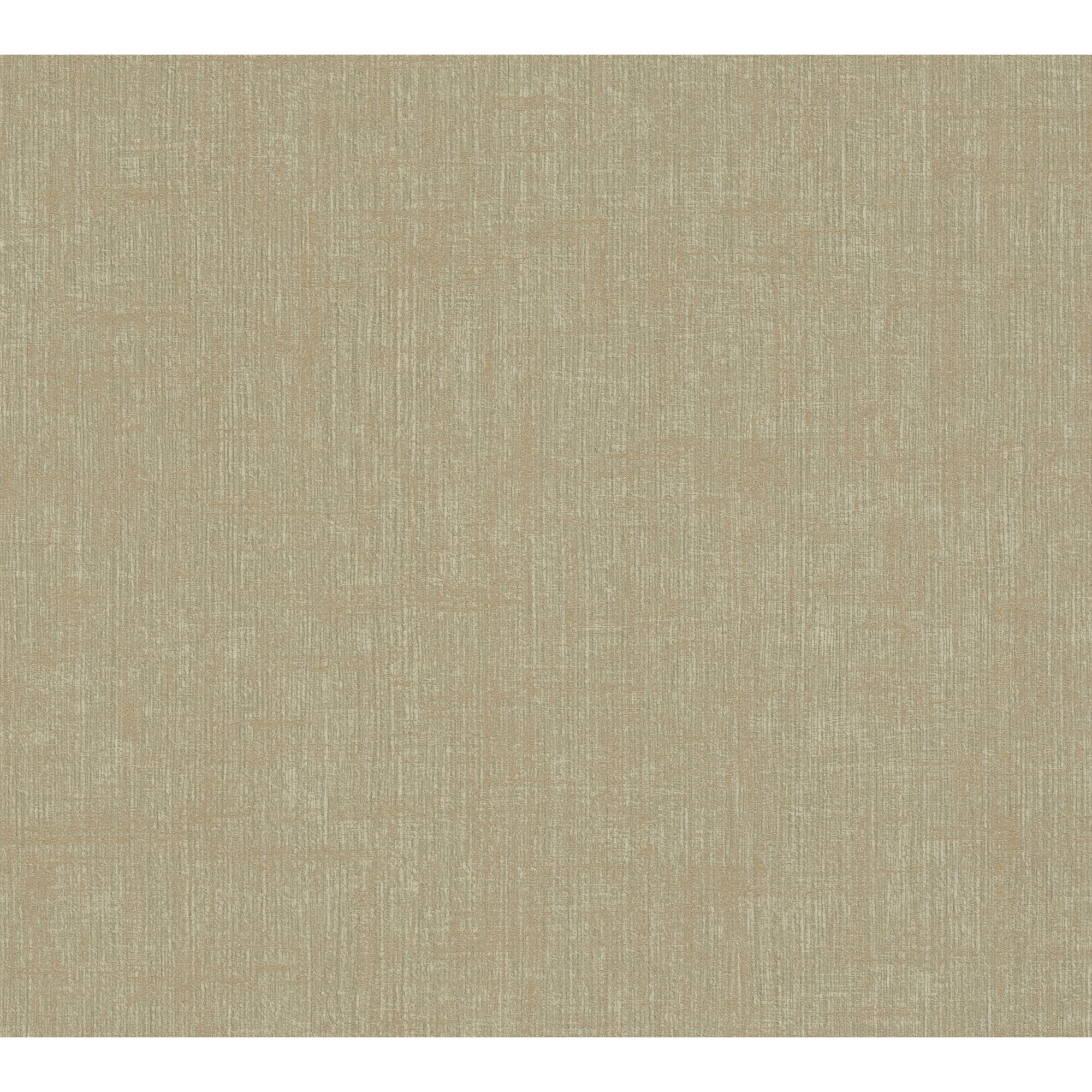 Beige Vliestapete mit Leinenstruktur