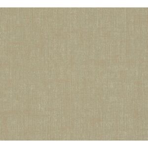 Vliestapete 'Geo Effect' Leinenoptik braun 0,53 x 10,05 m