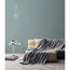 Vliestapete 'Geo Effect' Uni blau 0,53 x 10,05 m