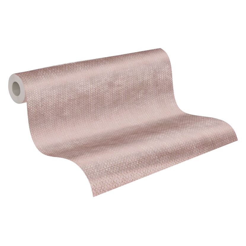 Rolle Vliestapete The BOS Uni altrosa