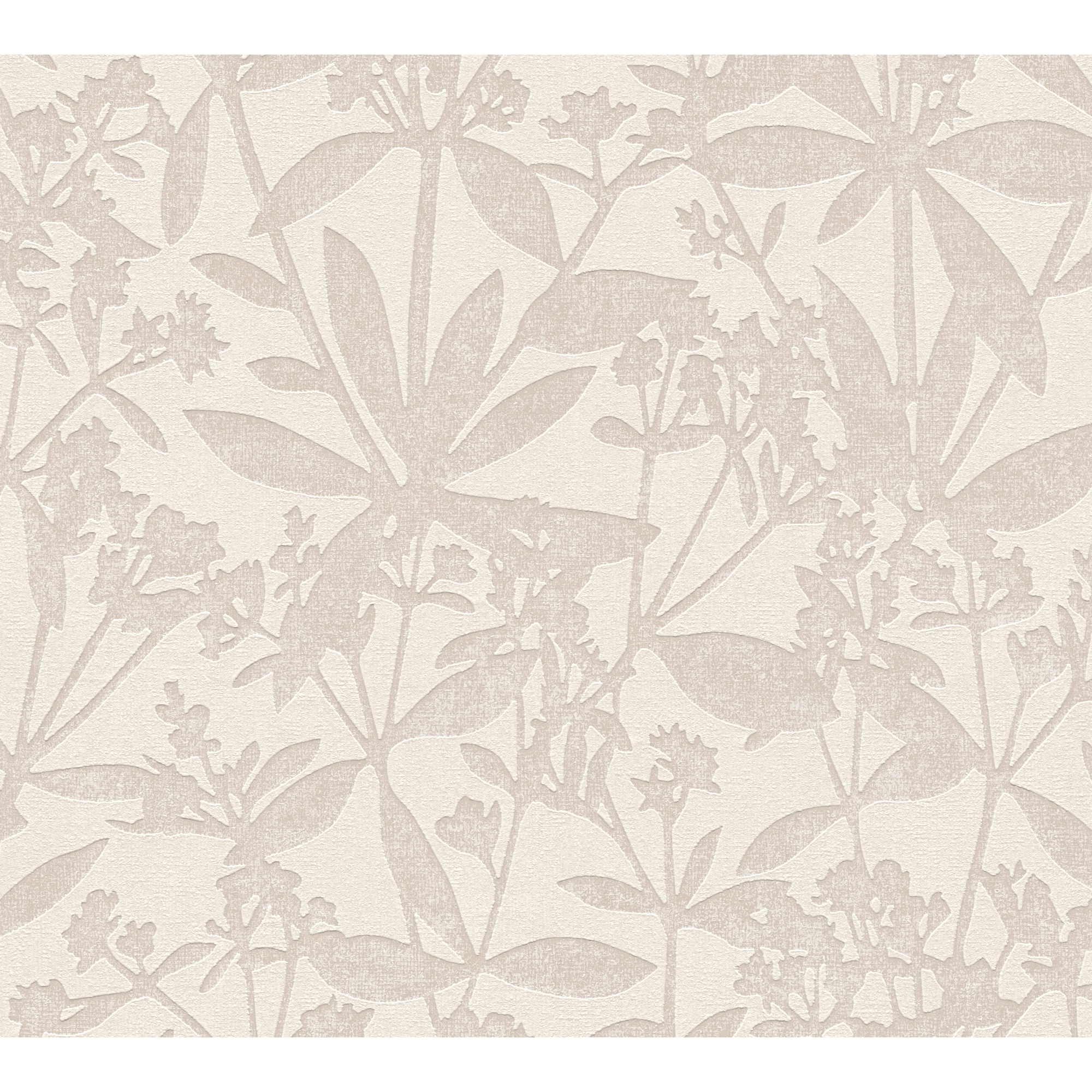 Vliestapete 'Terra Aktion 2' Flora creme/beige 0,53 x 10,05 m