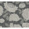 Blumenmuster auf grauem Hintergrund