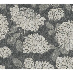 Vliestapete 'Attractive 2' mit Blüten-Muster mehrfarbig 0,53 x 10,05 m