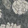Blumenmuster auf grauem Hintergrund