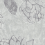 Verkleinertes Bild von Vliestapete 'Attractive 2' mit Blumen-Muster glänzend hellgrau/silber 10,05 x 0,53 m