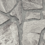 Vliestapete 'Terra' Mauerwerk mit 3D-Effekt grau 0,53 x 10,05 m