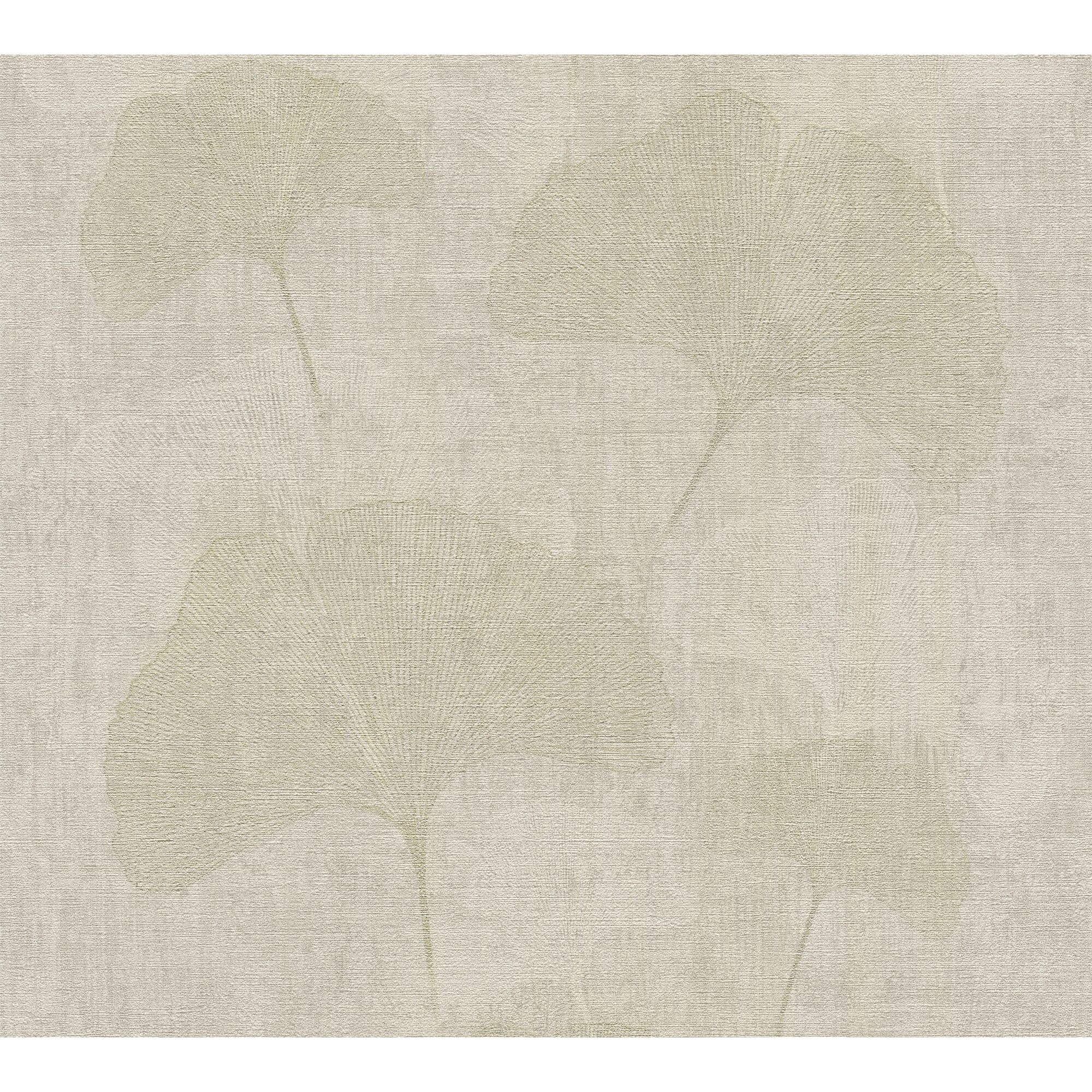 Vliestapete Cuba mit Ginkgo-Blatt Muster