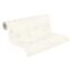 Rolle cremefarbene Vliestapete Shades of White mit Kästchenmuster